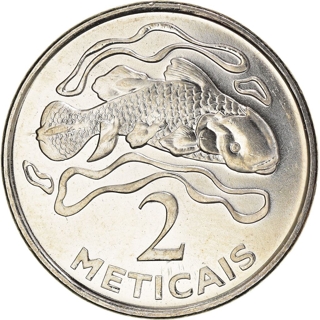 Mozambique | 2 Meticais Coin | Fish | KM138 | 2006 - 2019