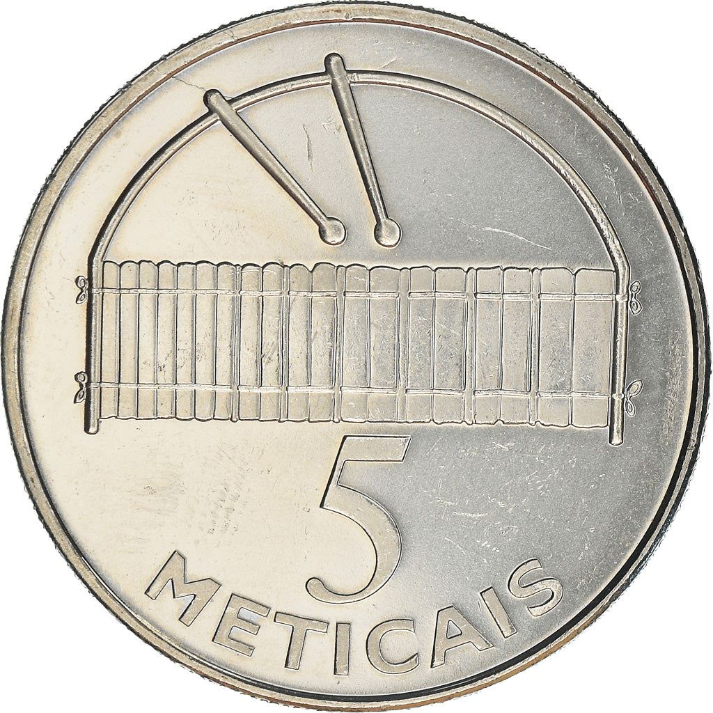 Mozambique | 5 Meticais Coin | Timbila | KM139 | 2006 - 2012