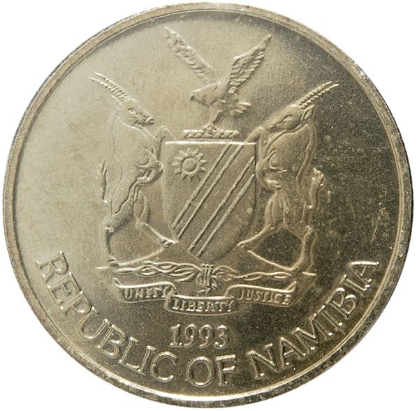 Namibia 1 Dollar Coin KM4 1993 - 2010