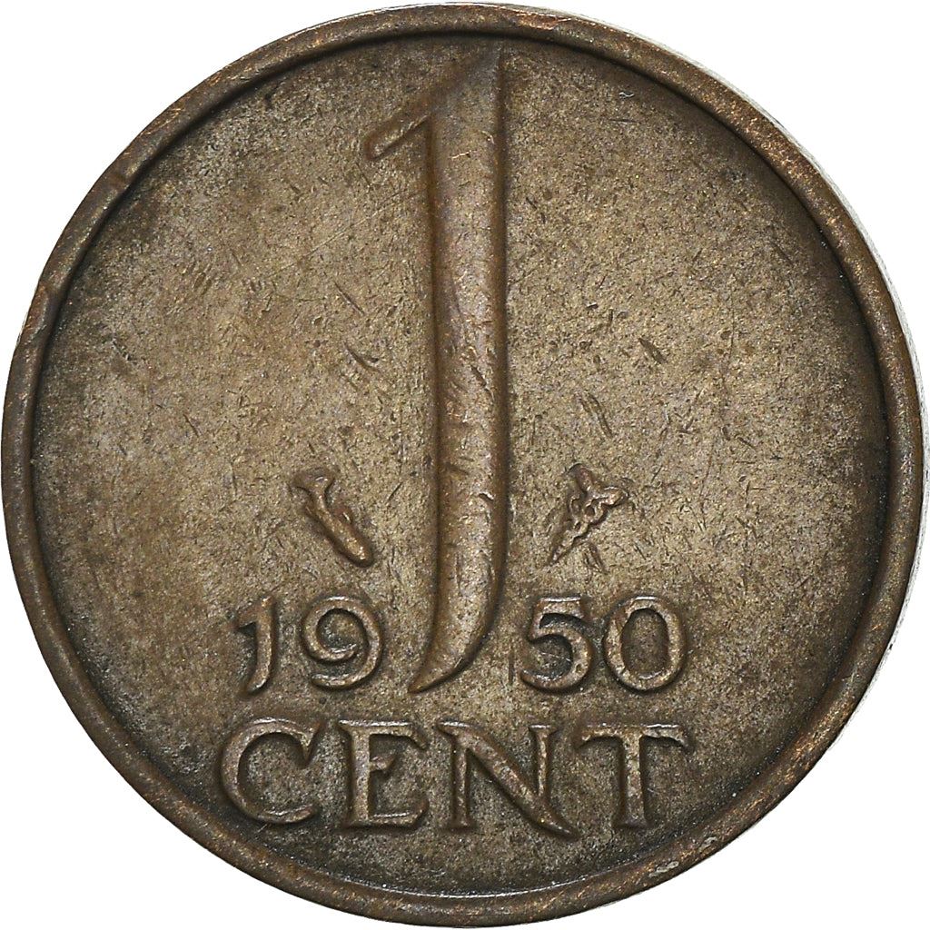 Netherlands 1 Cent Juliana | Coin KM180 1950 - 1980