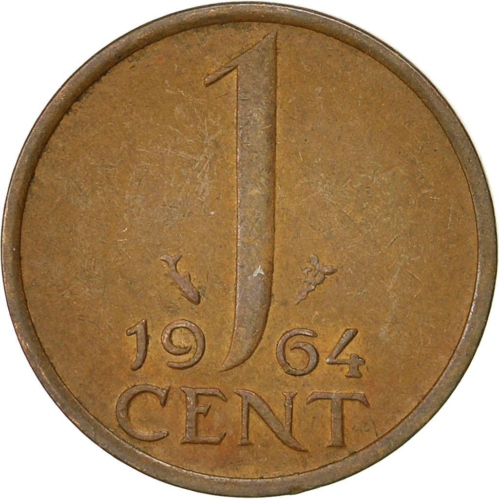 Netherlands 1 Cent Juliana | Coin KM180 1950 - 1980