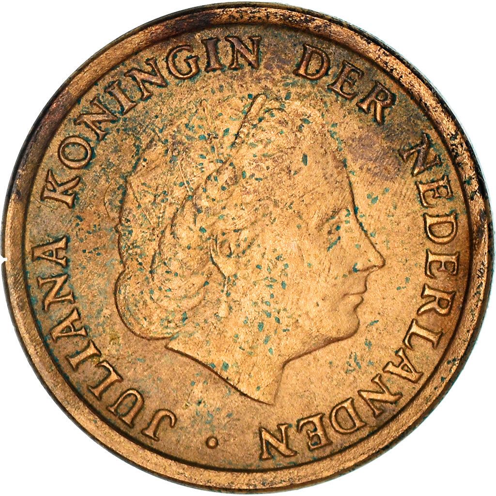 Netherlands 1 Cent Juliana | Coin KM180 1950 - 1980