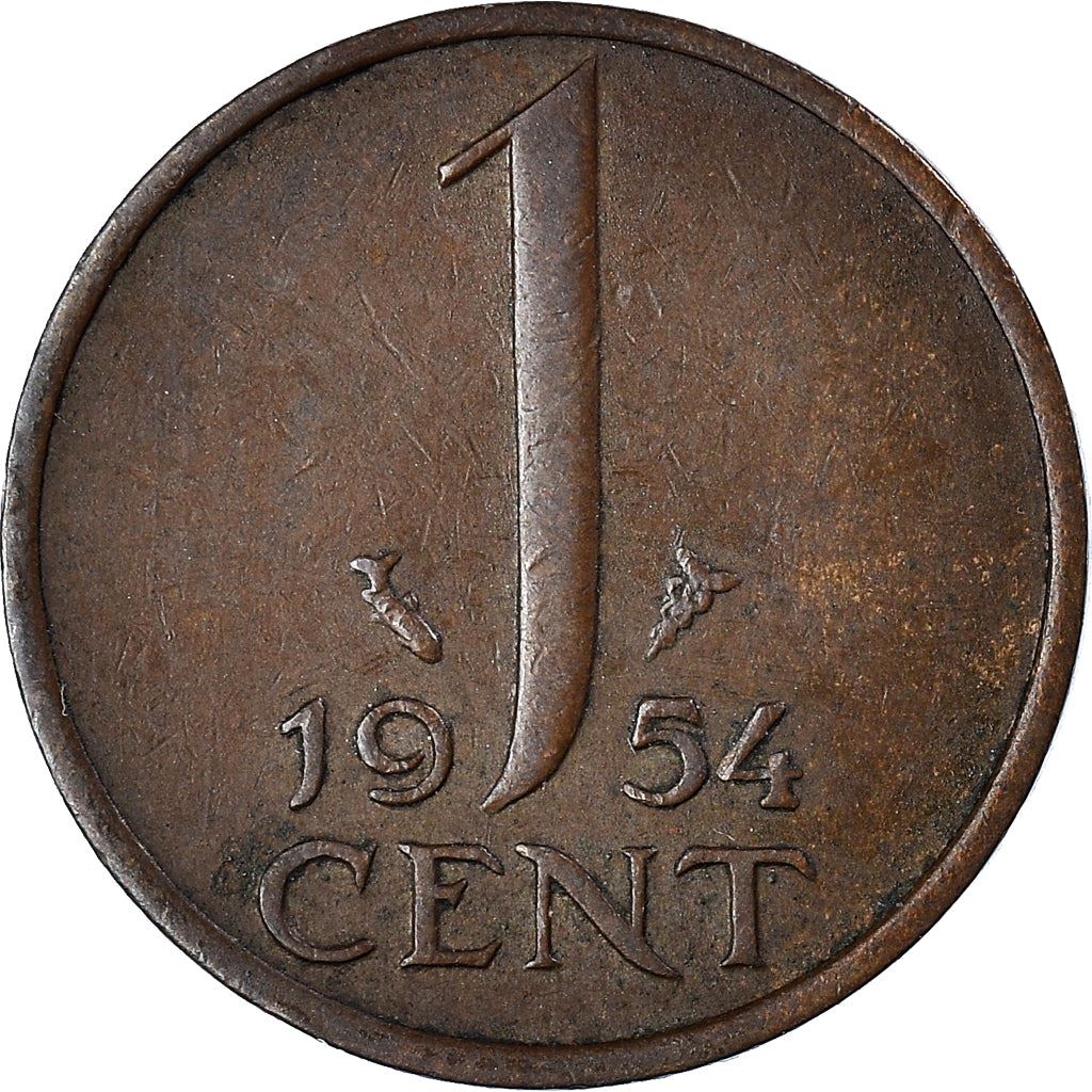 Netherlands 1 Cent Juliana | Coin KM180 1950 - 1980