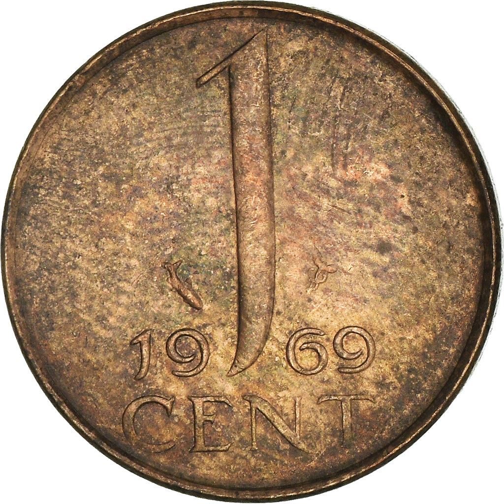 Netherlands 1 Cent Juliana | Coin KM180 1950 - 1980