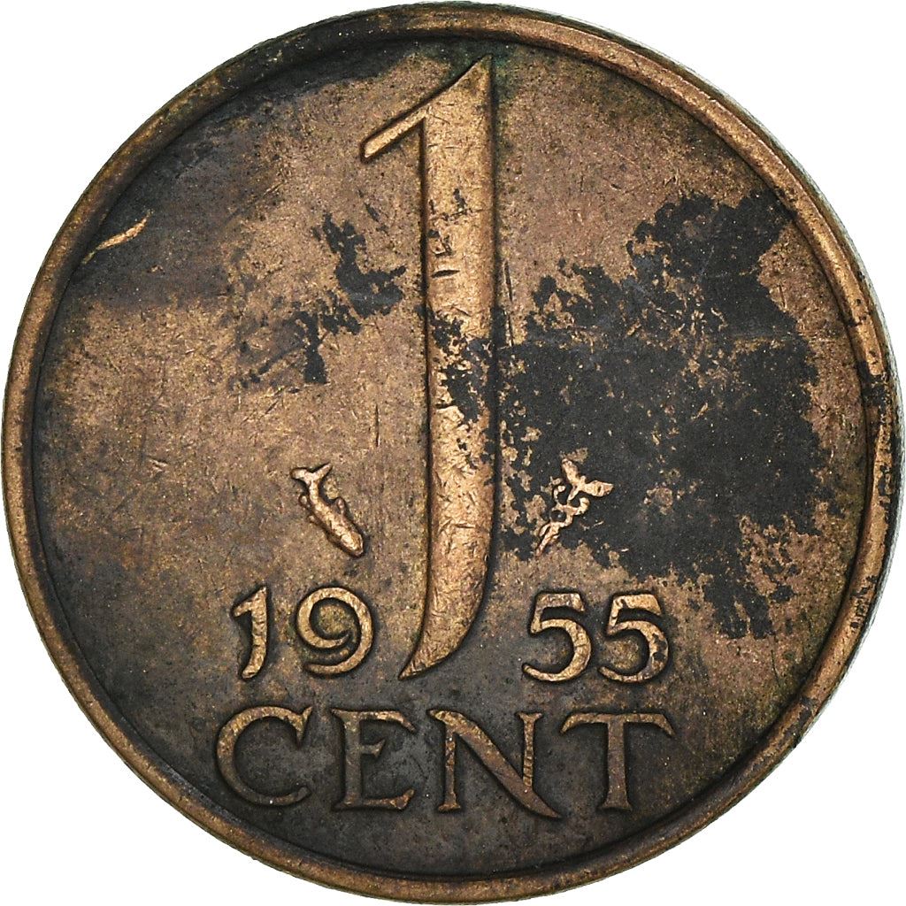 Netherlands 1 Cent Juliana | Coin KM180 1950 - 1980