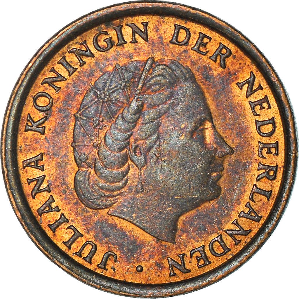 Netherlands 1 Cent Juliana | Coin KM180 1950 - 1980