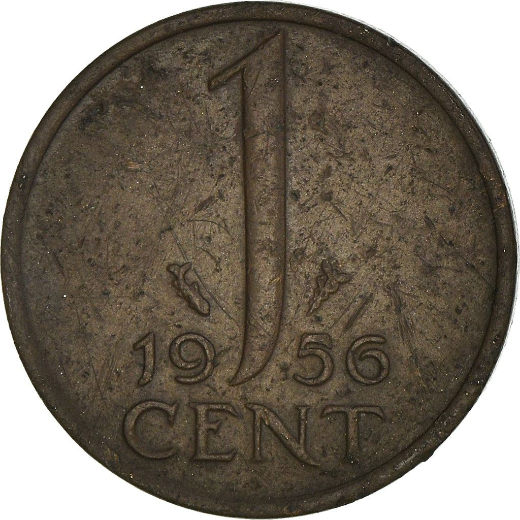 Netherlands 1 Cent Juliana | Coin KM180 1950 - 1980