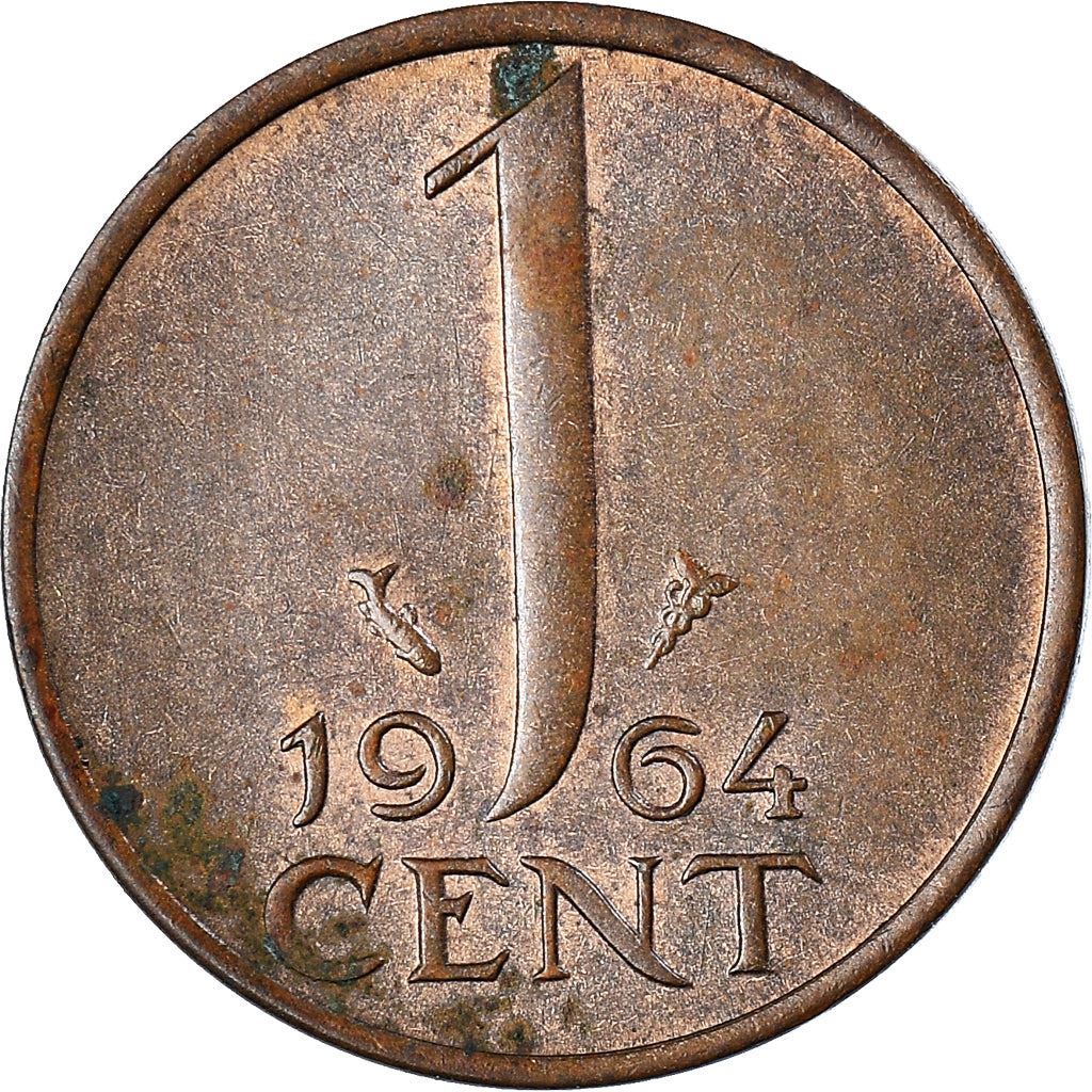 Netherlands 1 Cent Juliana | Coin KM180 1950 - 1980