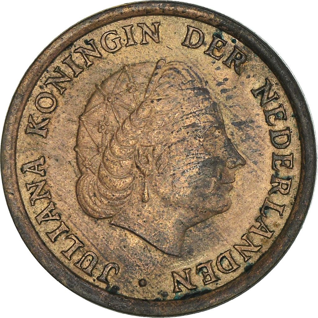 Netherlands 1 Cent Juliana | Coin KM180 1950 - 1980