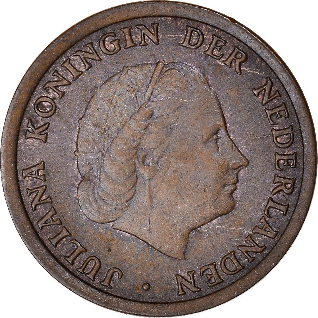 Netherlands 1 Cent Juliana | Coin KM180 1950 - 1980