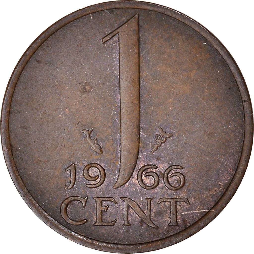 Netherlands 1 Cent Juliana | Coin KM180 1950 - 1980