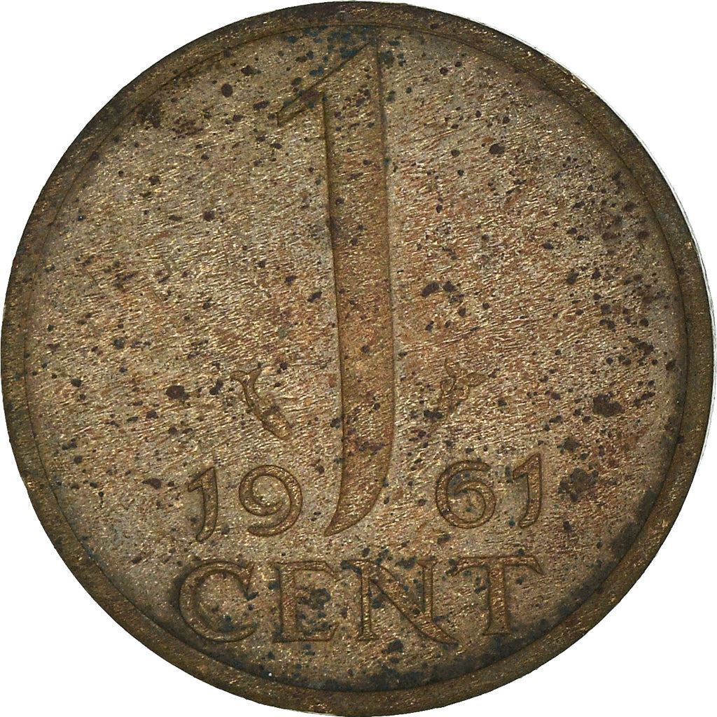 Netherlands 1 Cent Juliana | Coin KM180 1950 - 1980