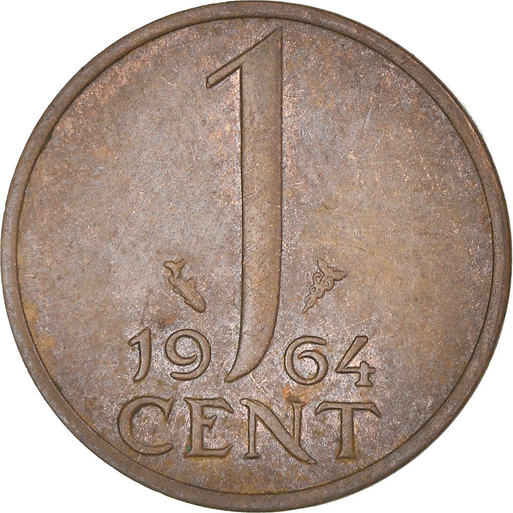 Netherlands 1 Cent Juliana | Coin KM180 1950 - 1980