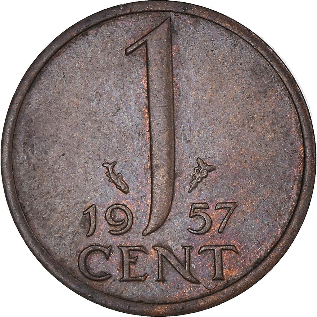 Netherlands 1 Cent Juliana | Coin KM180 1950 - 1980