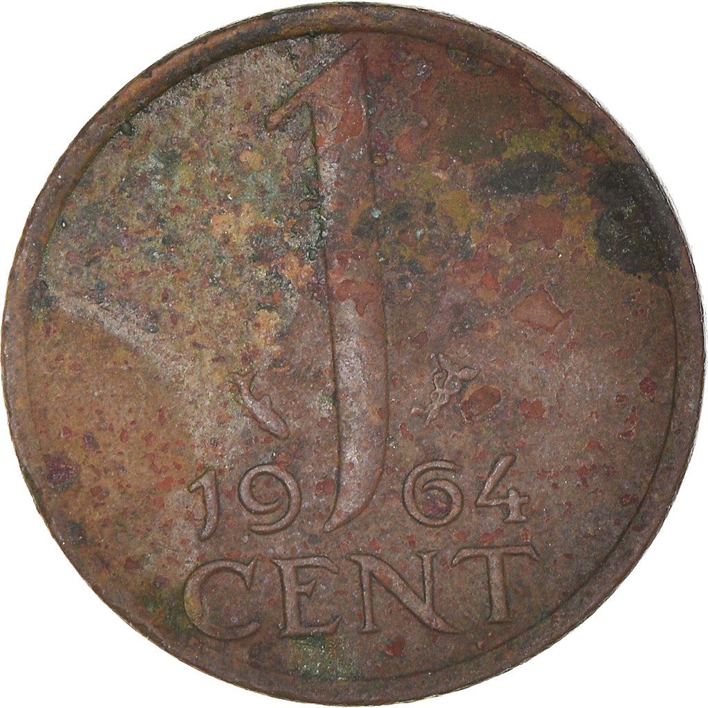 Netherlands 1 Cent Juliana | Coin KM180 1950 - 1980