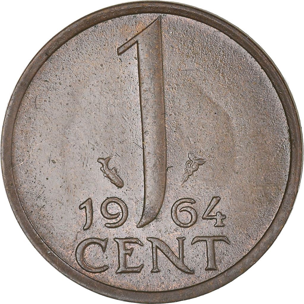 Netherlands 1 Cent Juliana | Coin KM180 1950 - 1980