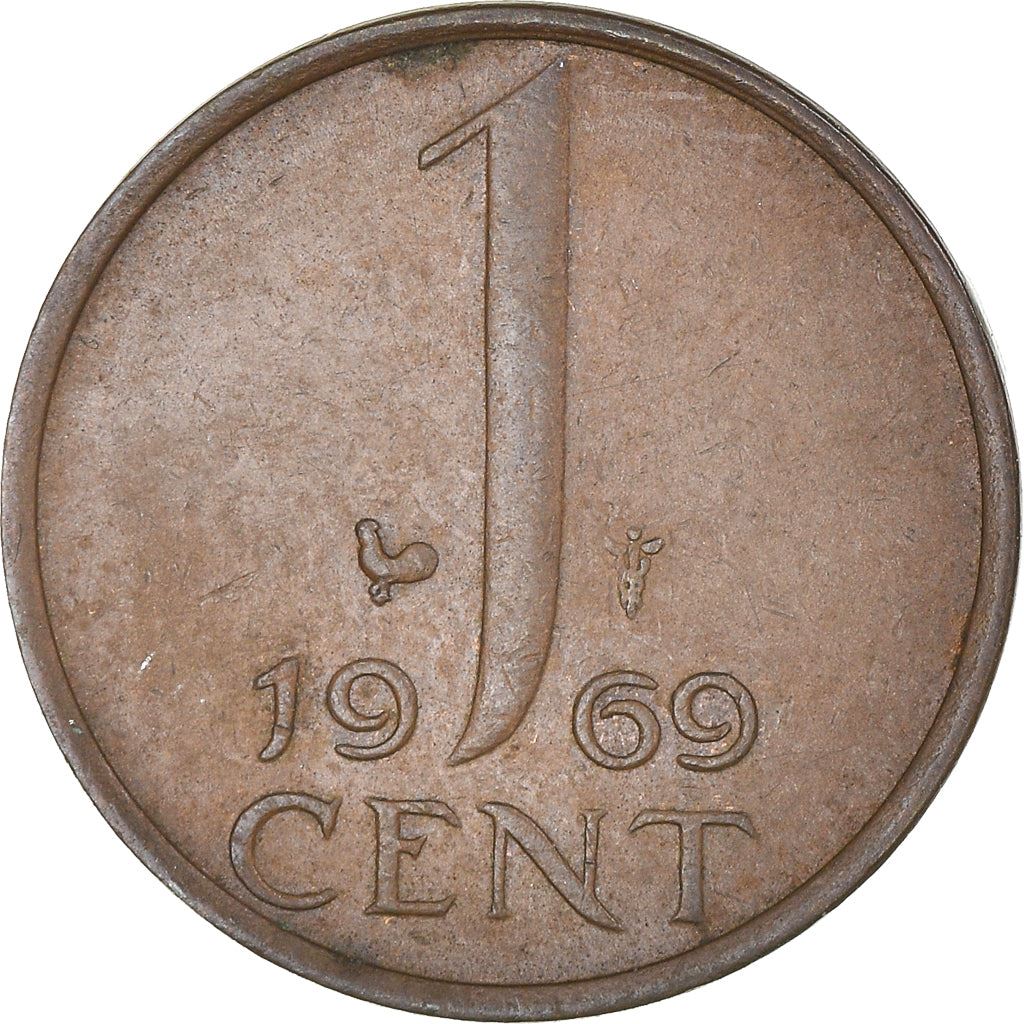 Netherlands 1 Cent Juliana | Coin KM180 1950 - 1980