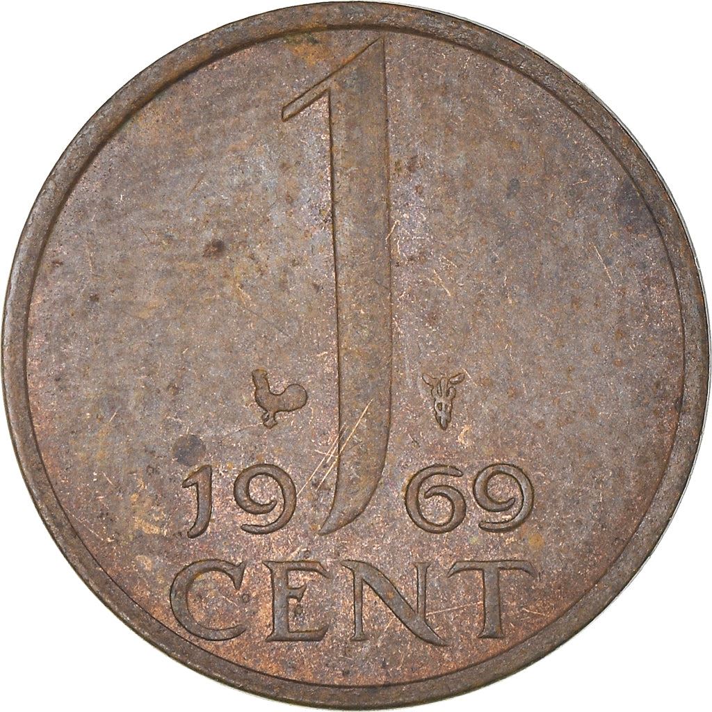 Netherlands 1 Cent Juliana | Coin KM180 1950 - 1980