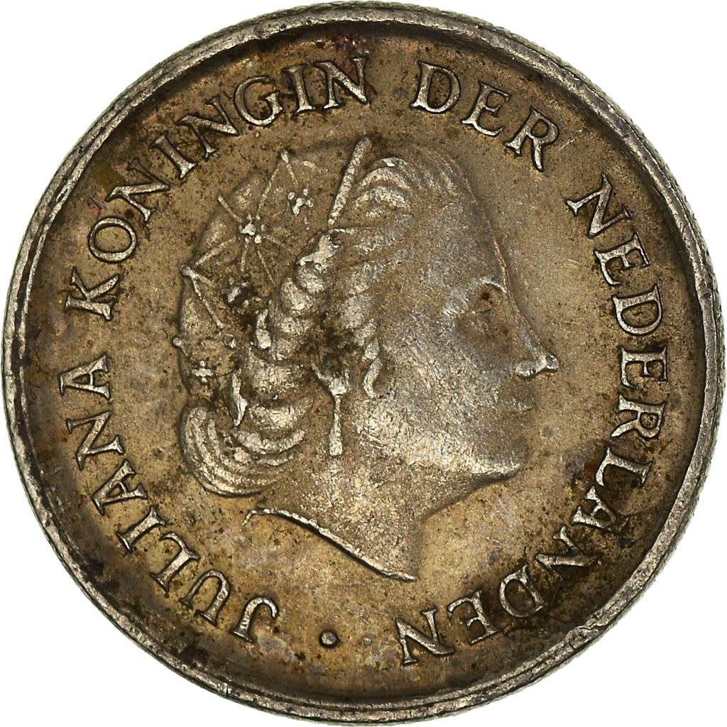 Netherlands 10 Cents Juliana | Coin KM182 1950 - 1980