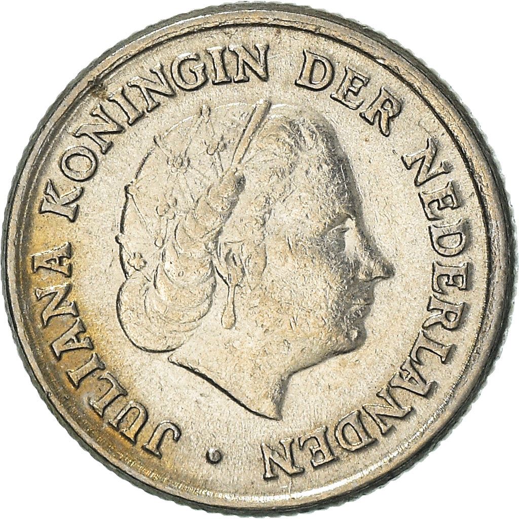 Netherlands 10 Cents Juliana | Coin KM182 1950 - 1980