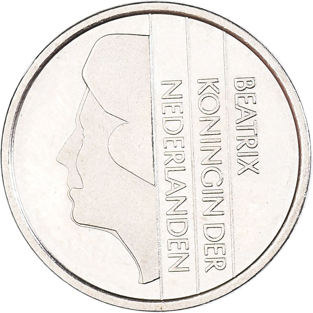 Netherlands 25 Cents Beatrix | Coin KM204 1982 - 2001