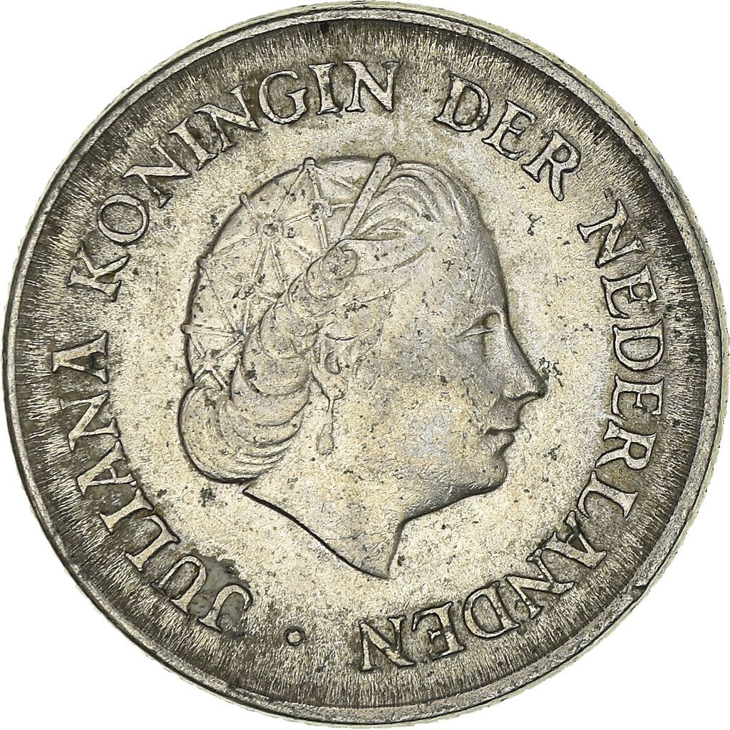 Netherlands 25 Cents Juliana | Coin KM183 1950 - 1980