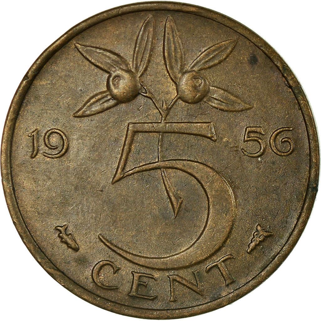 Netherlands 5 Cent Juliana | Coin KM181 1950 - 1980