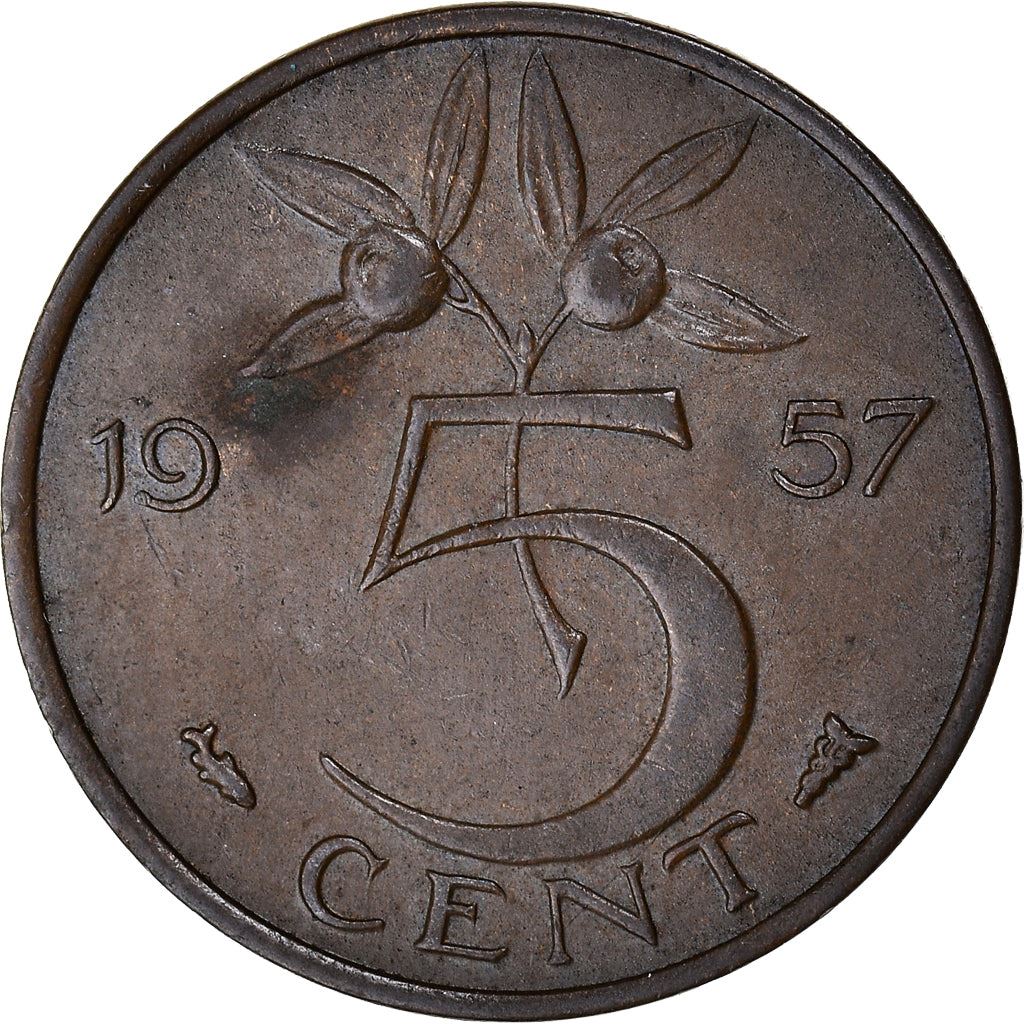 Netherlands 5 Cent Juliana | Coin KM181 1950 - 1980