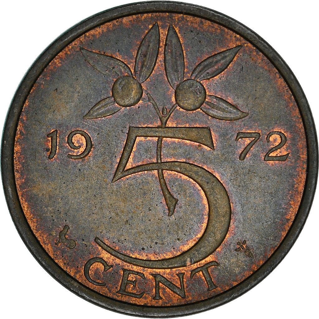 Netherlands 5 Cent Juliana | Coin KM181 1950 - 1980