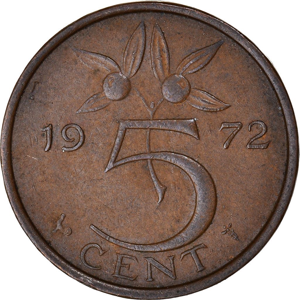 Netherlands 5 Cent Juliana | Coin KM181 1950 - 1980