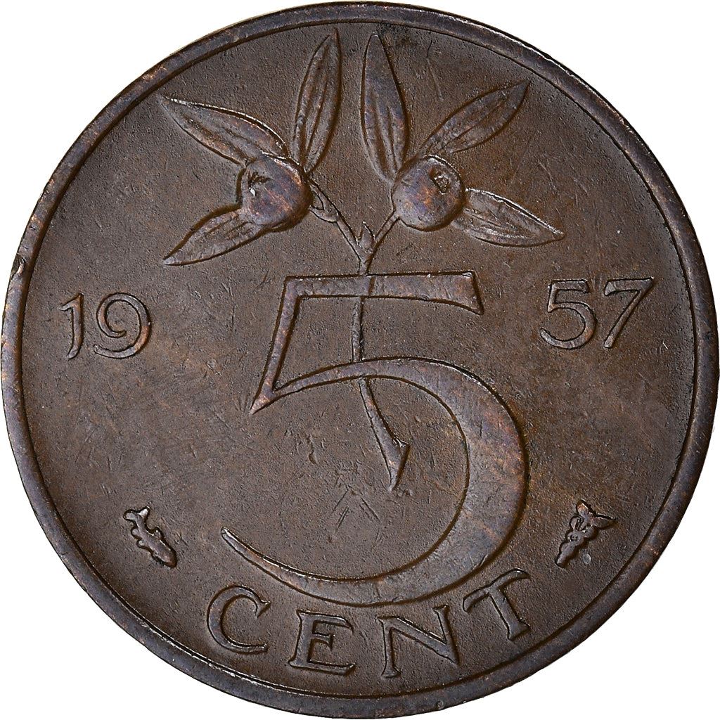 Netherlands 5 Cent Juliana | Coin KM181 1950 - 1980