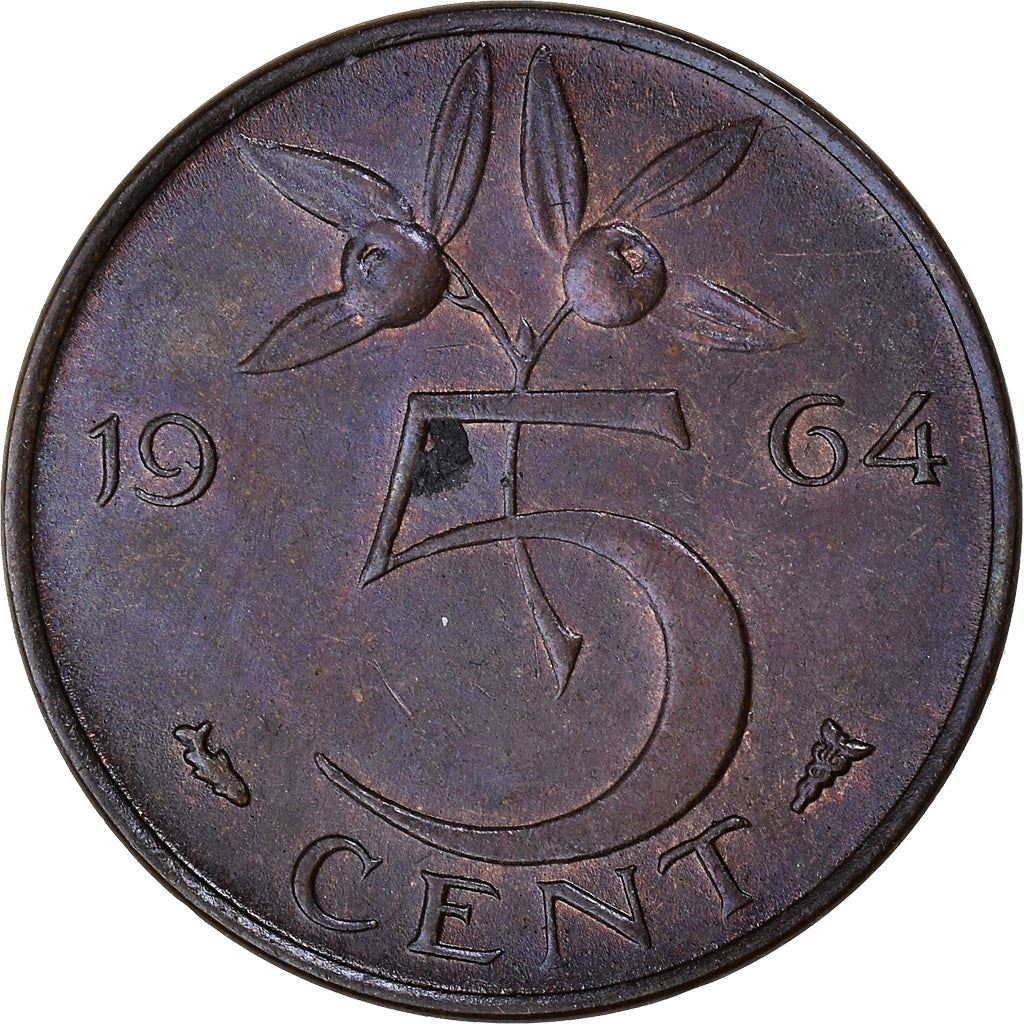 Netherlands 5 Cent Juliana | Coin KM181 1950 - 1980