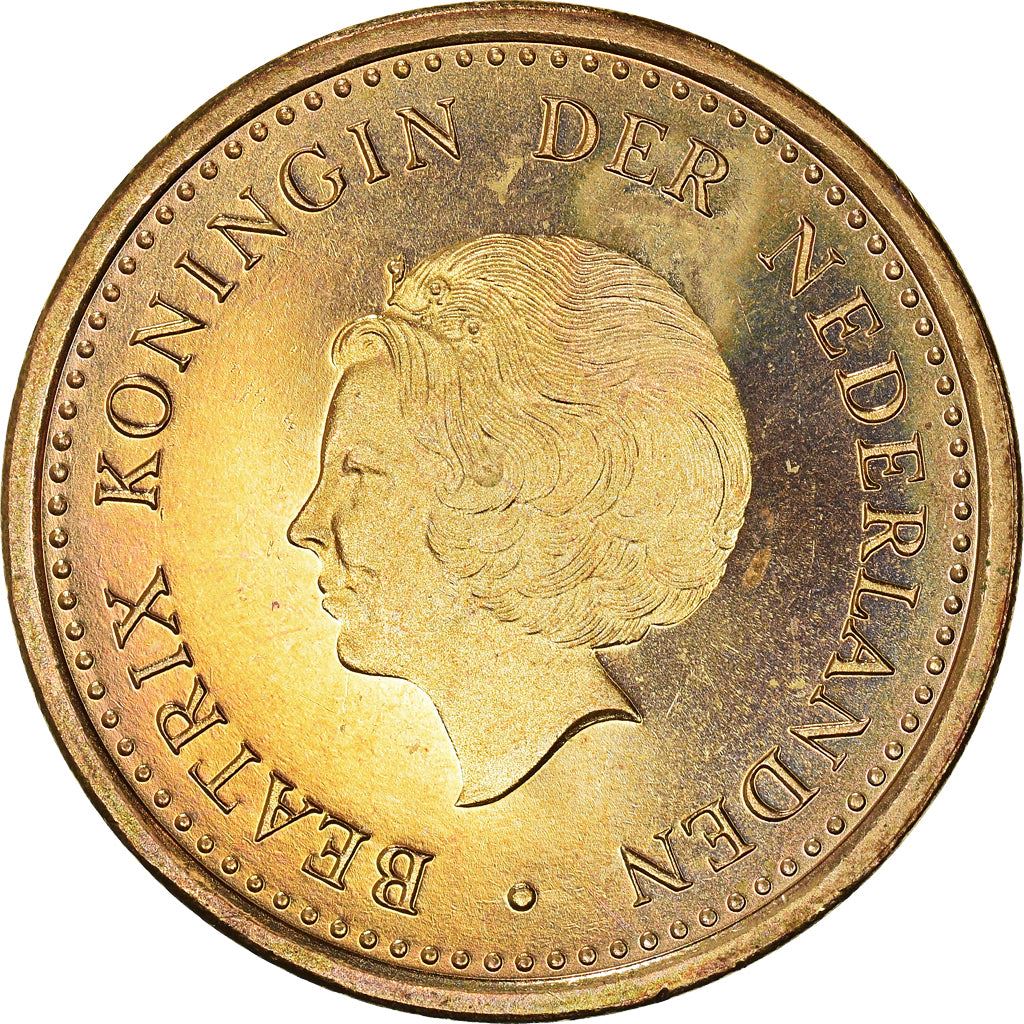 Netherlands Antillean Coin 1 Gulden | Queen Beatrix | KM37 | 1989 - 2013