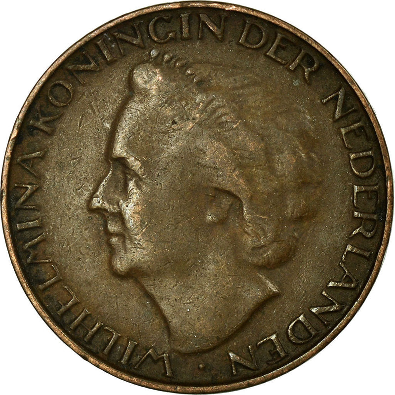 Netherlands Coin 1 Cent | Queen Wilhelmina | KM175 | 1948