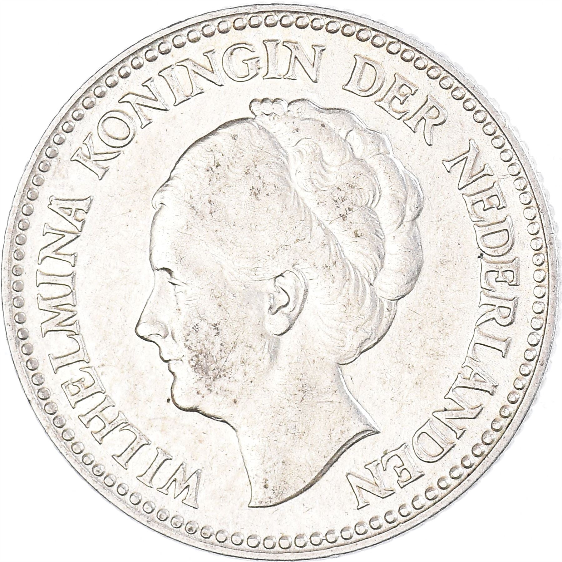 Netherlands Coin ½ Gulden | Queen Wilhelmina | KM160 | 1921 - 1930