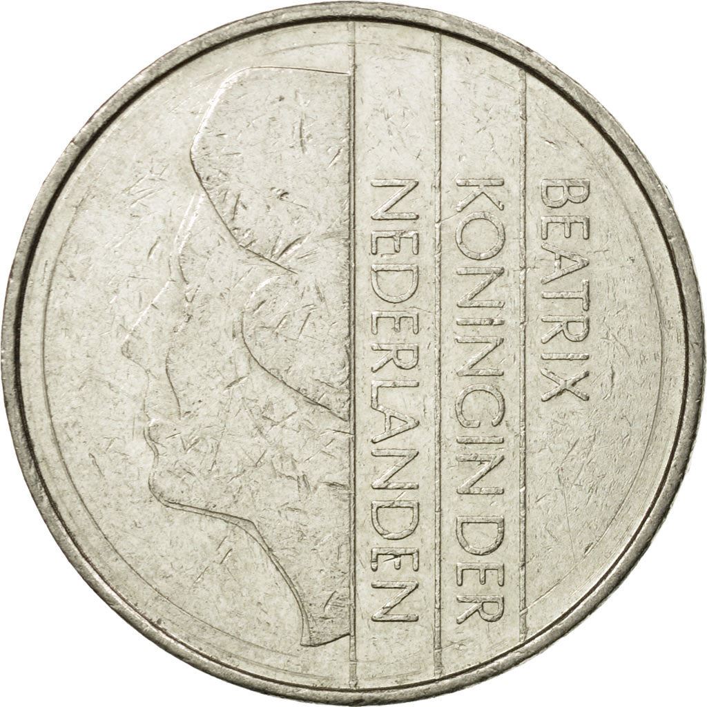 Netherlands Coin 2½ Gulden | Queen Beatrix | KM206 | 1982 - 2001