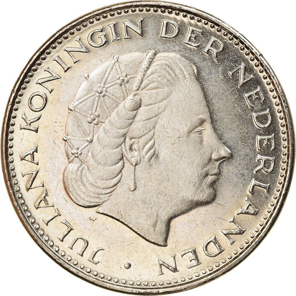 Netherlands Coin 2½ Gulden | Queen Juliana | KM197 | 1979