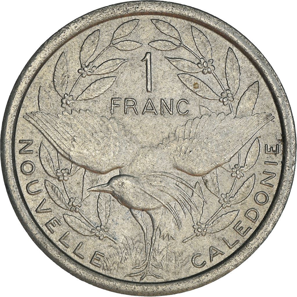 New Caledonia 1 Franc Coin 1971 KM 8