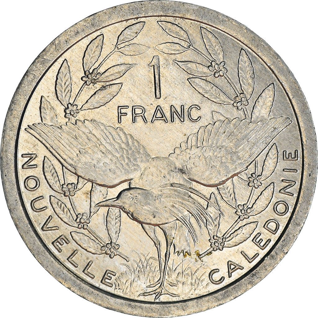 New Caledonia 1 Franc Coin 1972 - 2020 KM 10