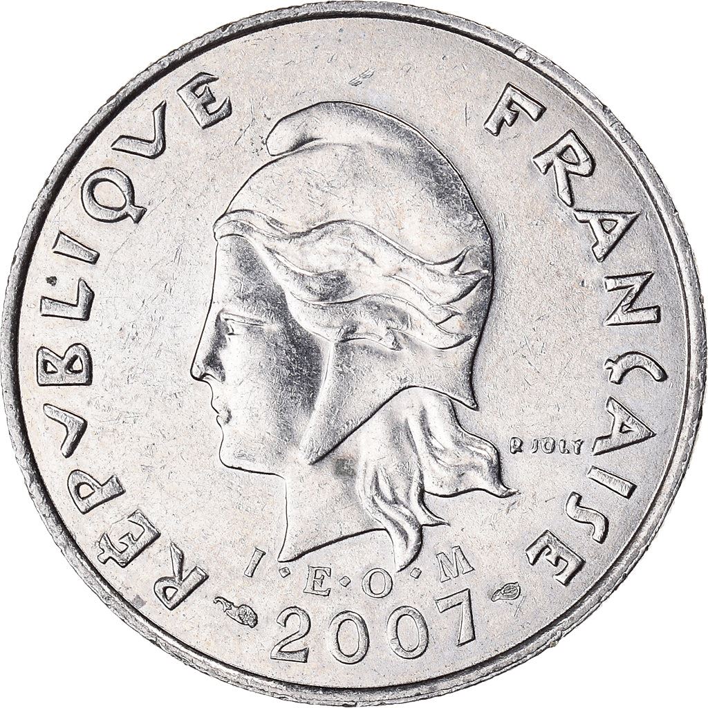 New Caledonia 10 Francs Coin 1972 - 2005 KM 11