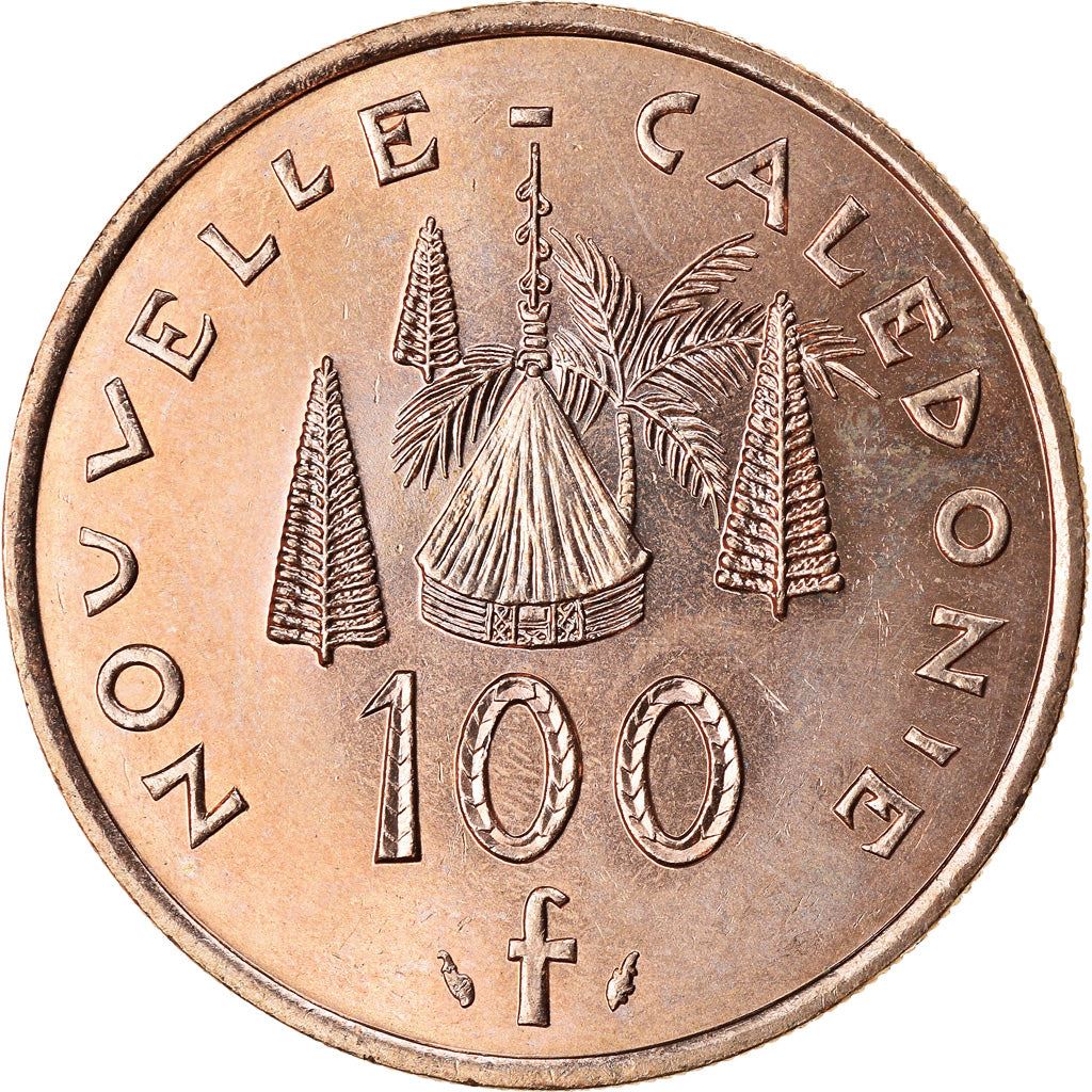 New Caledonia 100 Francs Coin 1976 - 2005 KM 15