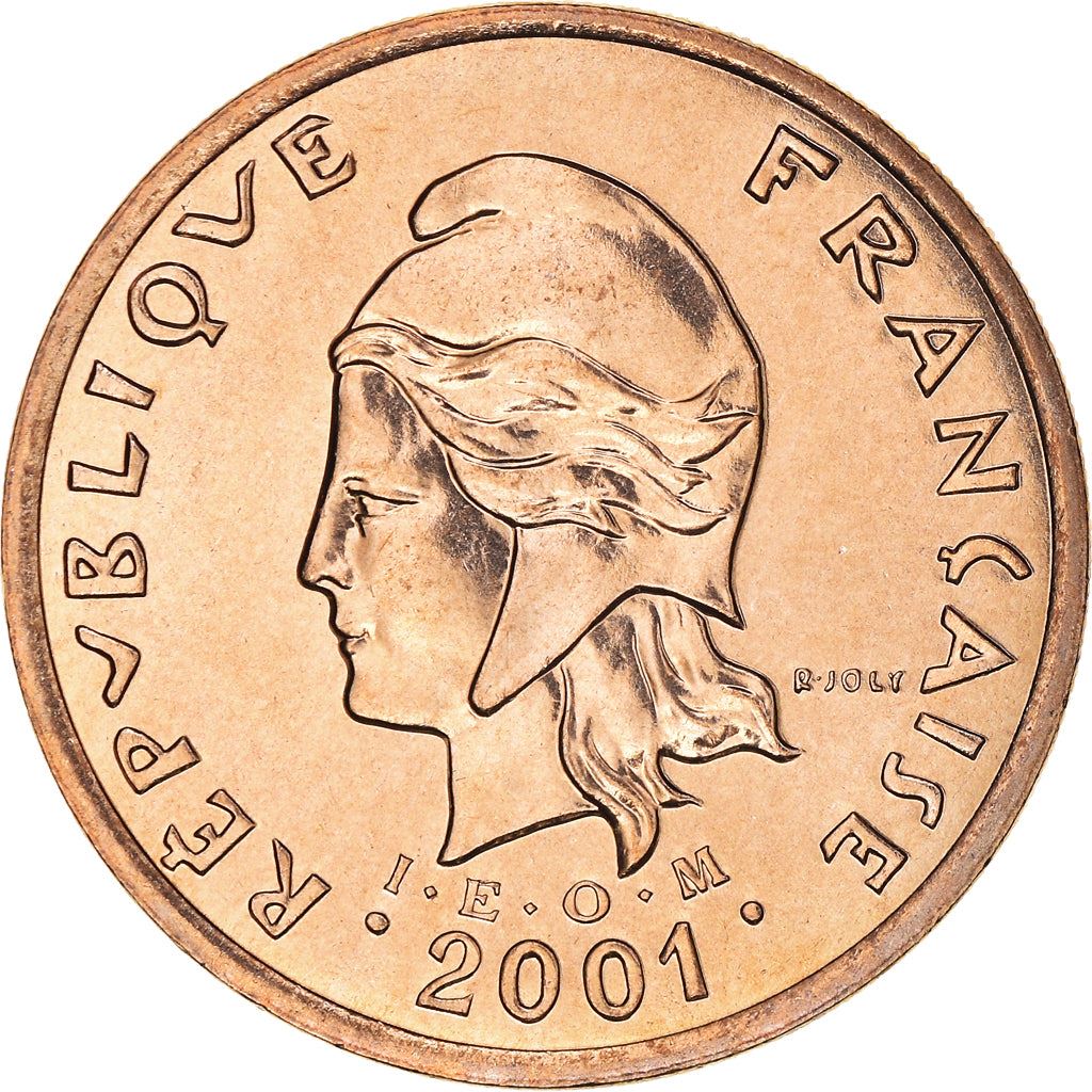 New Caledonia 100 Francs Coin 1976 - 2005 KM 15