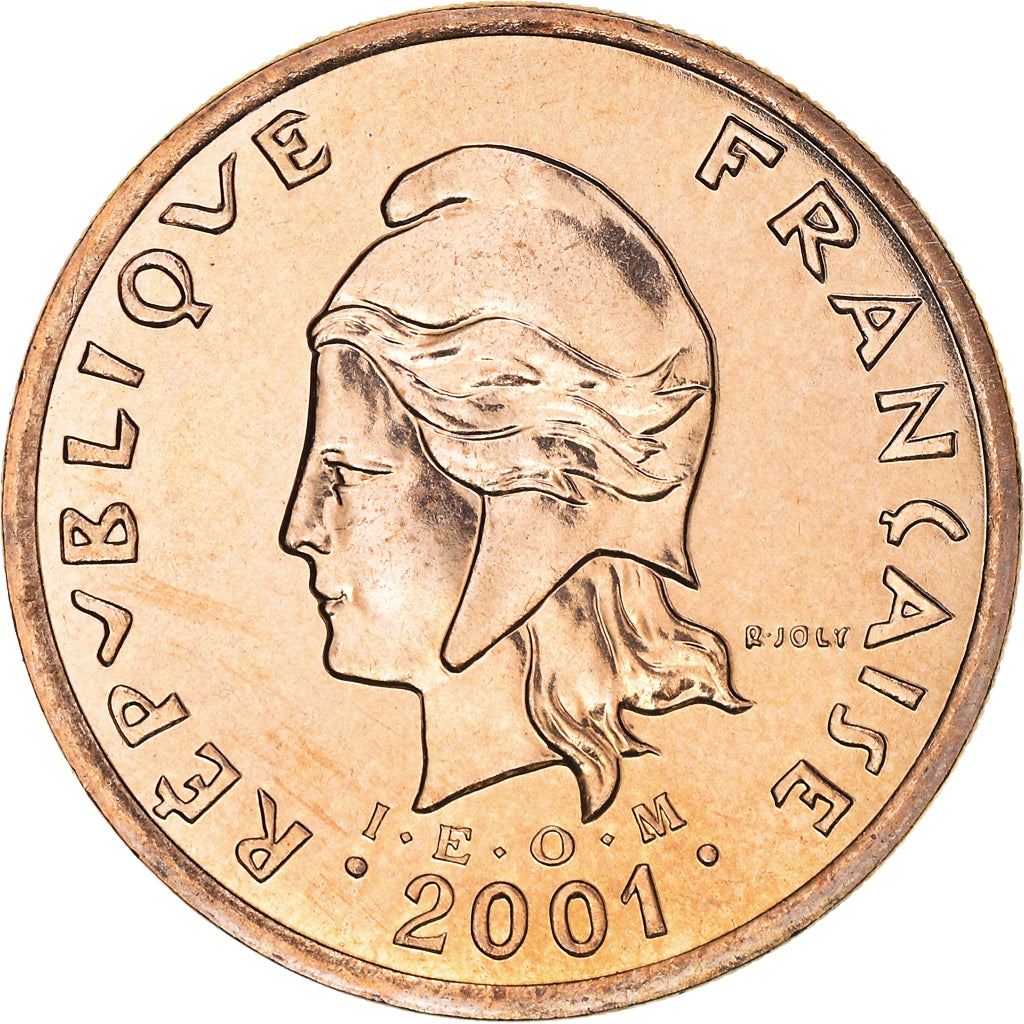 New Caledonia 100 Francs Coin 1976 - 2005 KM 15