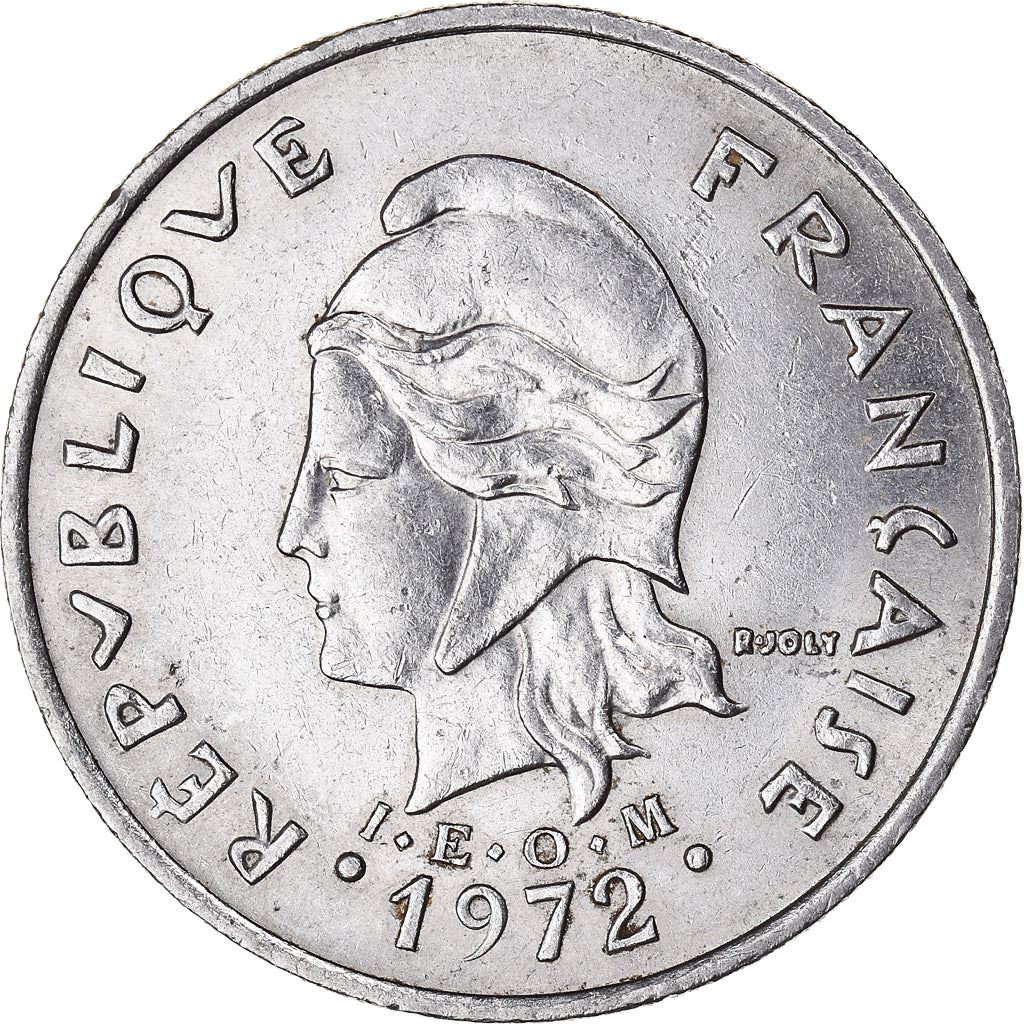 New Caledonia 20 Francs Coin 1972 - 2005 KM 12