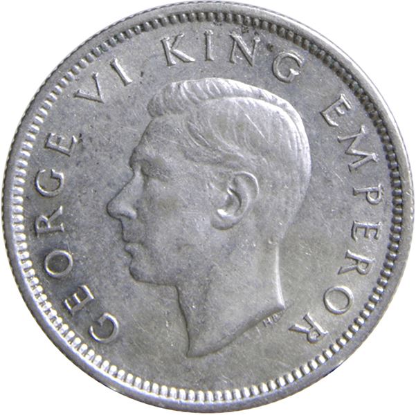 New Zealand 6 Pence Coin | King George VI | Huia Bird | KM8 | 1937 - 1946