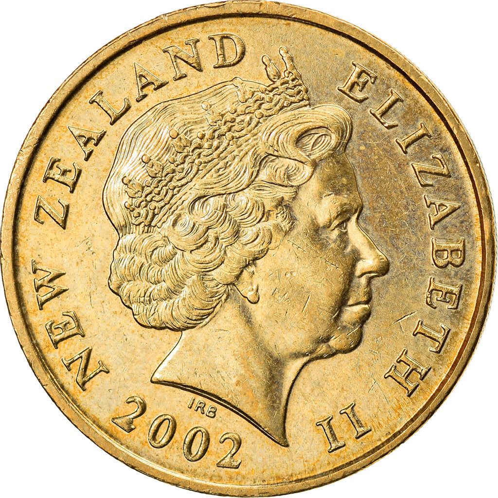 New Zealand Coin New Zealander 2 Dollars Coin | Queen Elizabeth II | Great Egret | KM121 | 1999 - 2021