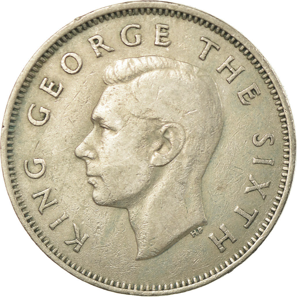 New Zealander 1 Florin Coin | King George VI | Kiwi Bird | KM18 | 1948 - 1951