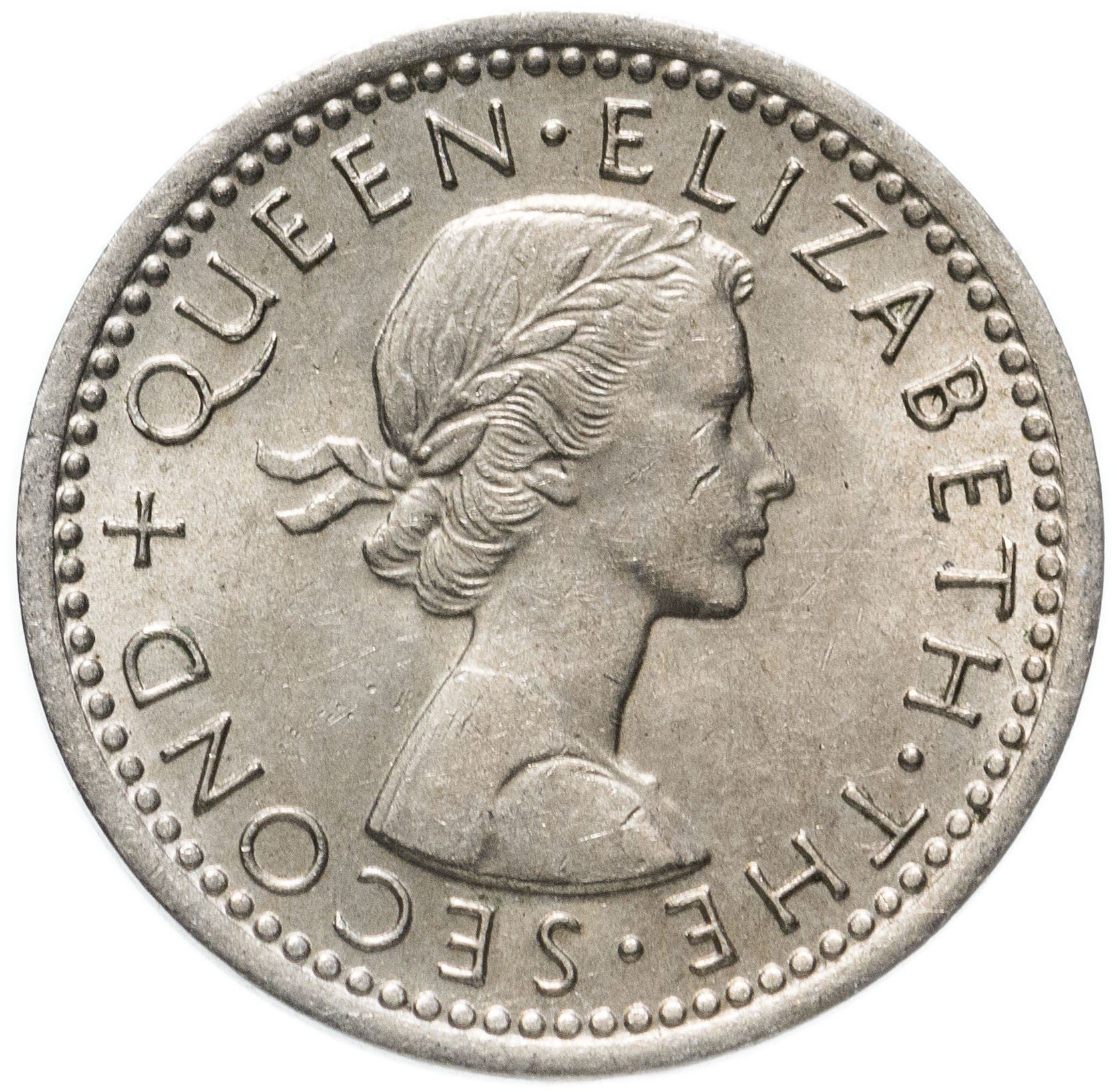 New Zealander 3 Pence Coin | Queen Elizabeth II | Carved Patu | KM25 | 1953 - 1965