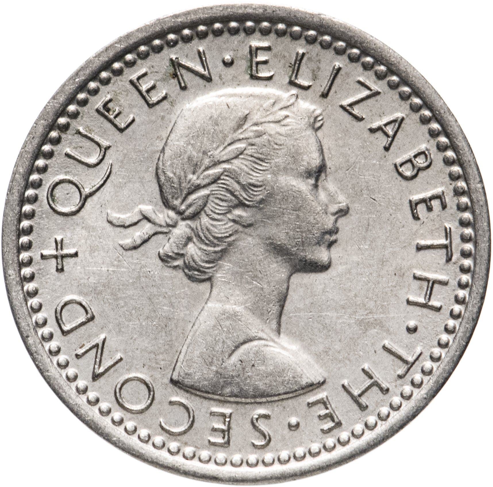 New Zealander 3 Pence Coin | Queen Elizabeth II | Carved Patu | KM25 | 1953 - 1965