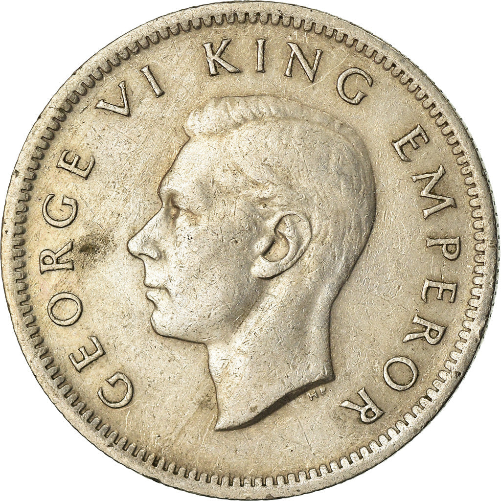 New Zealander 6 Pence Coin | King George VI | Huia Bird | KM8a | 1947